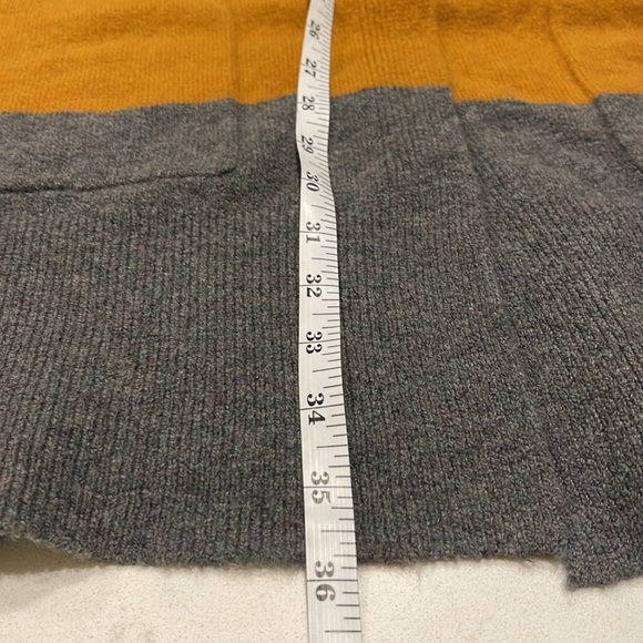 MADEWELL Long Color Block Cardigan Duster M - Picture 6 of 6